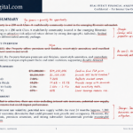 Redlined real estate finance draft with notes on tone, clarity, risk, and reader trust