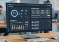 Transform the current interface into a comprehensive property operations dashboard. Replace existing elements with integrated modules for leasing status, active maintenance workflows, financial accounting charts, and a dedicated owner messaging portal. The layout should feature clean data visualizations, status indicators, and a structured management interface showing metrics for a diverse rental portfolio with professional UI components and clear typography.